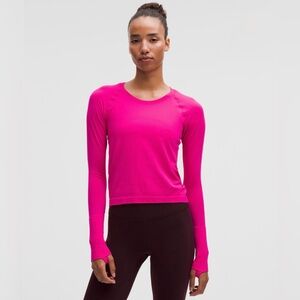 Lululemon Pink Swiftly Tech Long-Sleeve Shirt 2.0